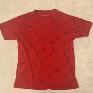 Tommy Hilfiger Kids Red Logo Tee